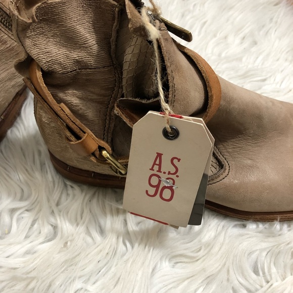 *SOLD* FP x A.S.98 Imperial Distressed Ankle Boots - Picture 5 of 8